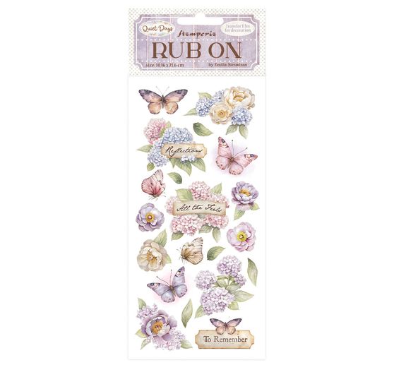 Pellicola di trasferimento Rub On "Quiet Days"