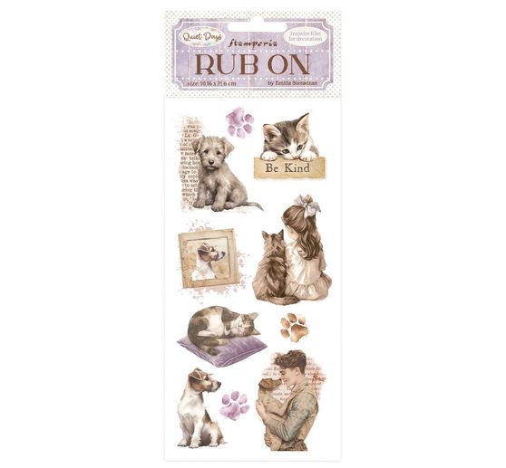 Pellicola di trasferimento Rub On "Quiet Days"