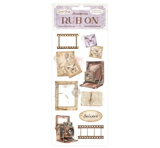 Pellicola di trasferimento Rub On "Quiet Days"