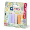 FIMO soft material pack "Pastell and Botanical", 4 colours Spring Promo 2