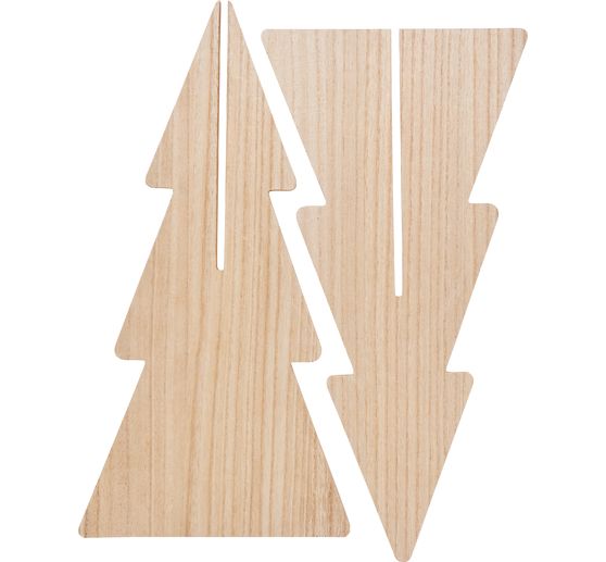 VBS Wooden plug-in motif "Fir tree silhouette"