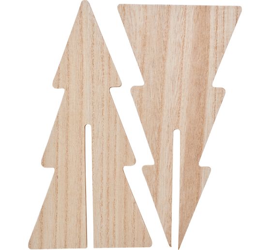 VBS Wooden plug-in motif "Fir tree silhouette"