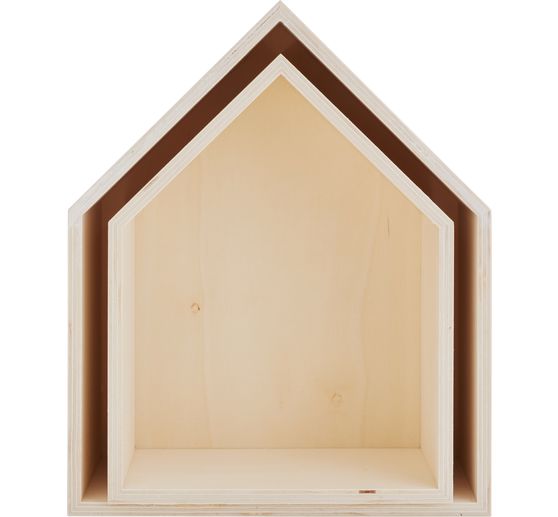 VBS Wooden shelf "House"