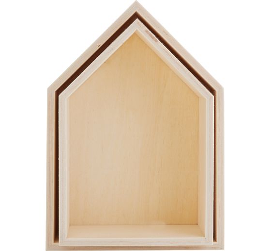 VBS Wooden shelf "House"