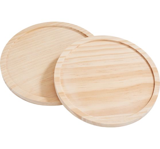 VBS Wooden coasters, set of 2