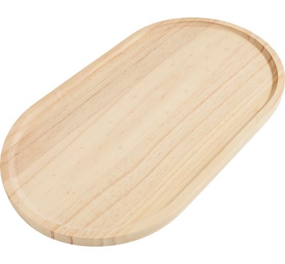 Vassoio in legno VBS "Ovale"