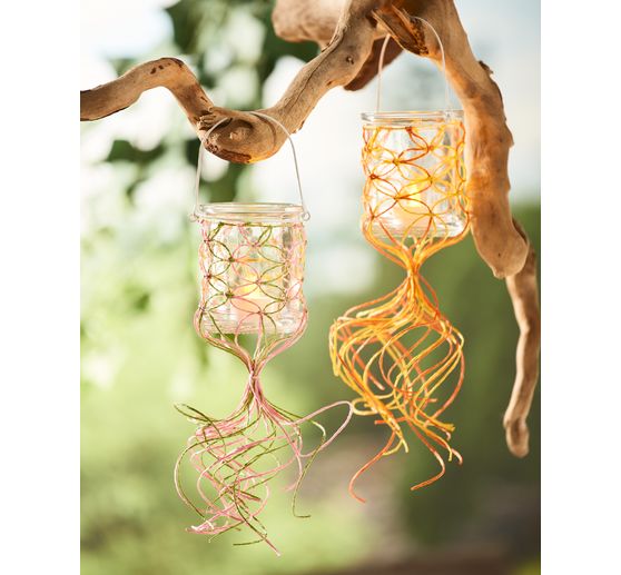 VBS Glass lantern with metal bracket