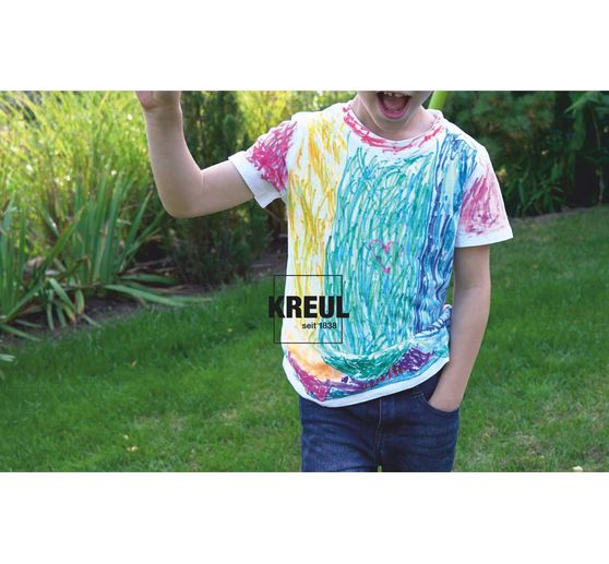 KREUL Marcatore tessile medio "Junior", set di 12 pezzi