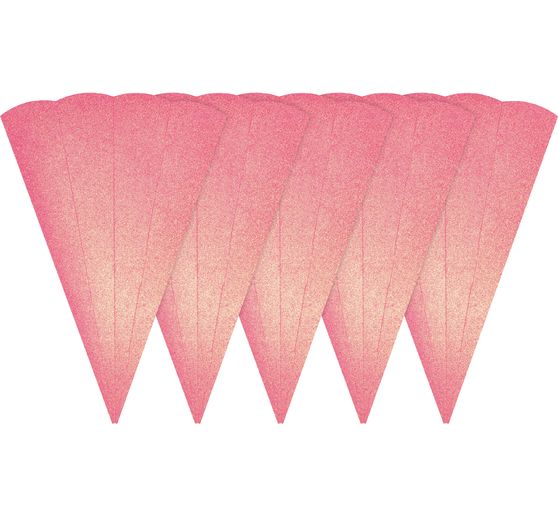 School cone blank "Glitter", 5 pieces