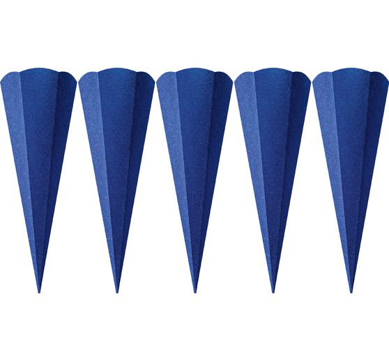 School cone blank "Glitter", 5 pieces