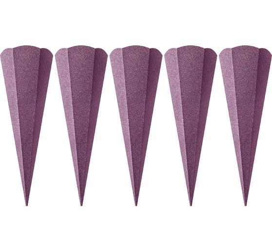 School cone blank "Glitter", 5 pieces