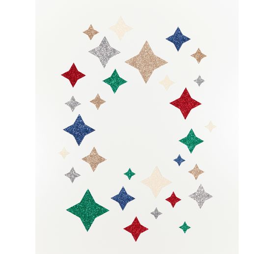 Cartone con brillantini Rainbow