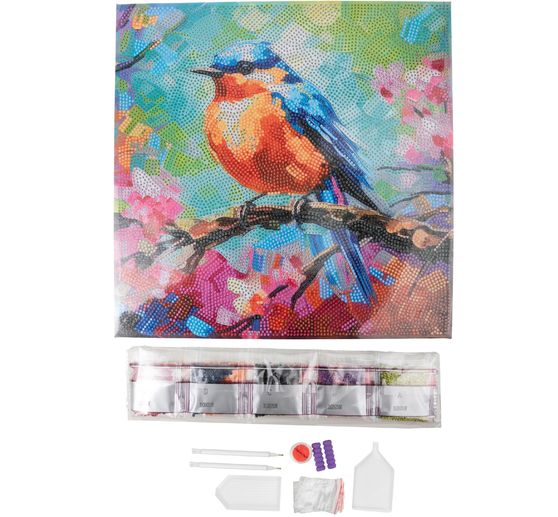 Pittura a diamante "Crystal Art Kit", 30 x 30 cm