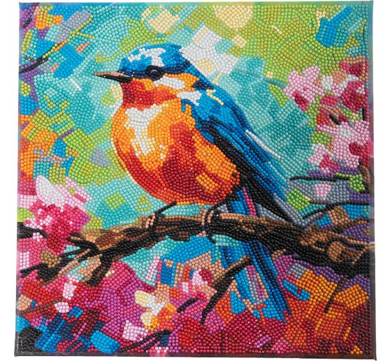 Pittura a diamante "Crystal Art Kit", 30 x 30 cm