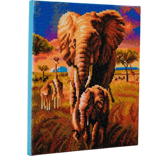 Pittura a diamante "Crystal Art Kit", 30 x 30 cm