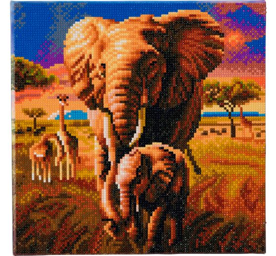 Pittura a diamante "Crystal Art Kit", 30 x 30 cm