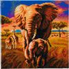 Pittura a diamante "Crystal Art Kit", 30 x 30 cm Elephants