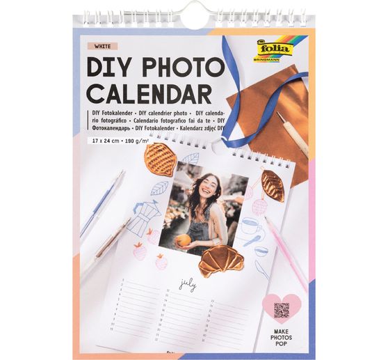 DIY Photo calendar "White"