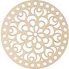 Macram&eacute; knotting disc round, 15 cm Flower