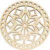 Macram&eacute; knotting disc round, 15 cm Star
