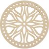 Macram&eacute; knotting disc round, 20 cm Hearts