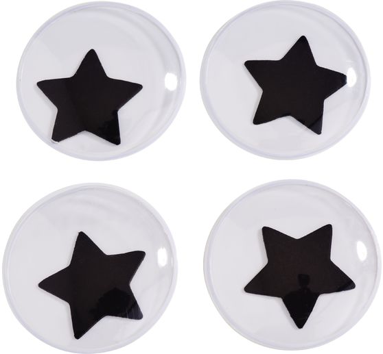 Occhi mobili autoadesivi "Stelle", &Oslash; 35 mm