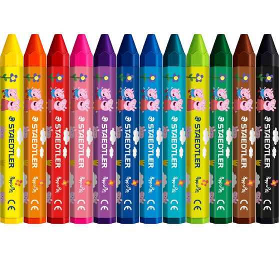 Pastelli a cera Noris junior "Peppa Pig"
