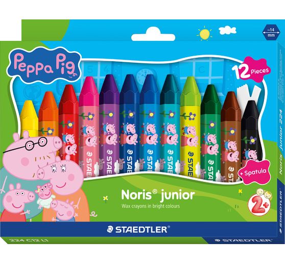 Pastelli a cera Noris junior "Peppa Pig"
