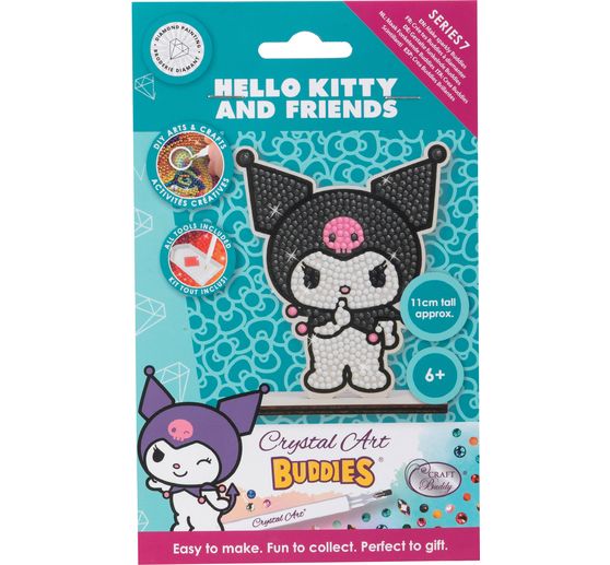 Pittura a diamante "Crystal Art Buddy", 11 x 8 cm