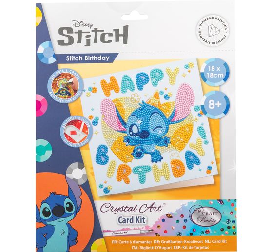 Pittura a diamante "Crystal Art Card