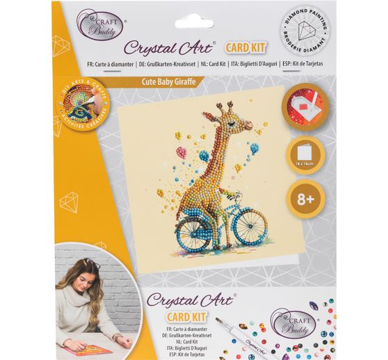 Pittura a diamante "Crystal Art Card