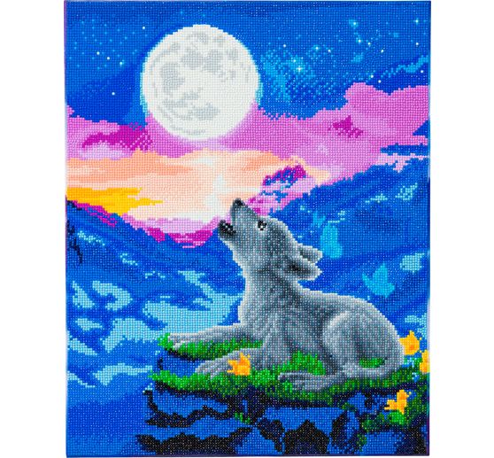 Pittura a diamante "Crystal Art Kit", 40 x 50 cm