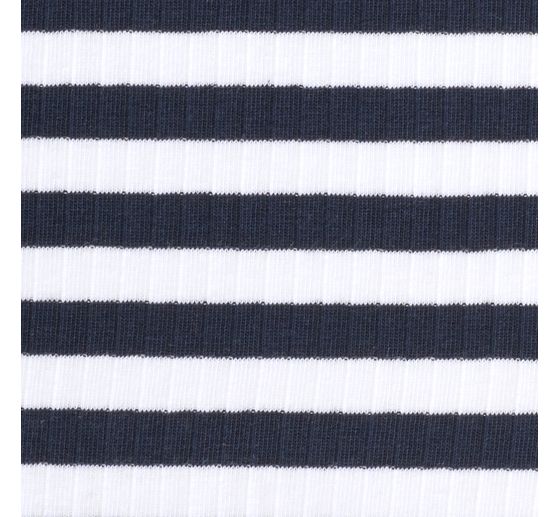 Rib jersey fabric "Stripes"