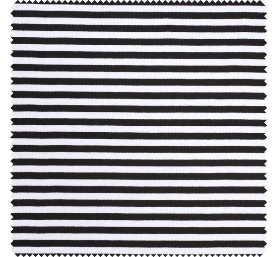 Rib jersey fabric "Stripes"