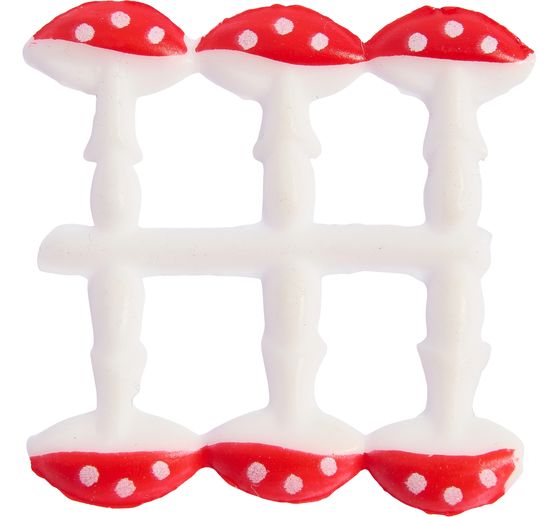 Motivo in cera "Mini funghi"