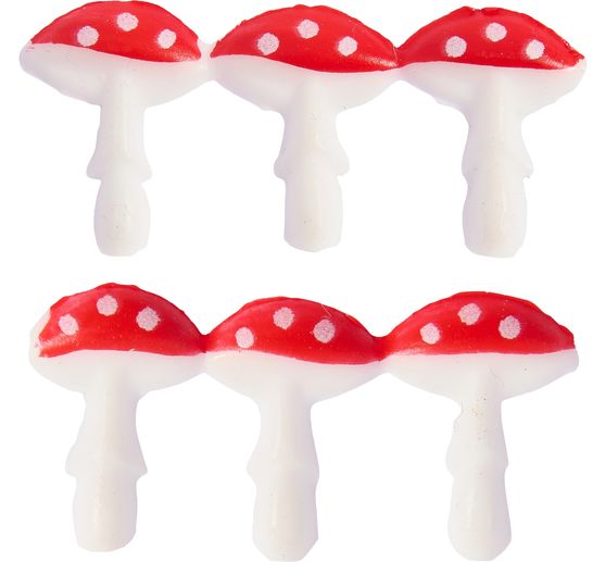 Motivo in cera "Mini funghi"