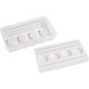 Stampo in silicone VBS "Portacandela tealight - Rettangolare" con bordo a incastro 4 candele tealight