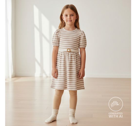 Tessuto jersey a coste "Stripes"