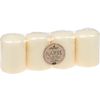 Candele a pilastro "Nature", confezione da 4 Crema