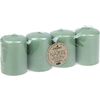 Candele a pilastro "Nature", confezione da 4 Salvia