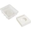 VBS Silicone mould "Tealight holder - Rectangular" with plug edge 1 tealight candle