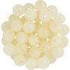 Glass beads "Pastel", 6 mm Light Yellow