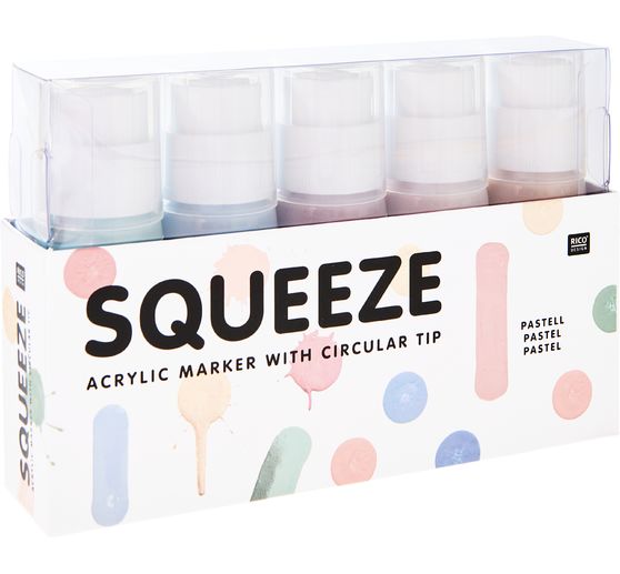 Rico Design Squeeze acrylic marker set