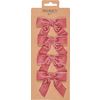 Fiocchi decorativi "Velluto", 4 pezzi Rosa