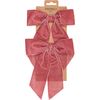 Fiocchi decorativi "Velluto", 2 pezzi Rosa