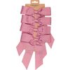 Decorative bows, 4 pieces Pink