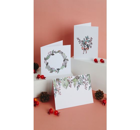 VBS Silicone stamp "Christmas floristics"