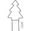 Decorazione metallica con LED da picchetto Baum