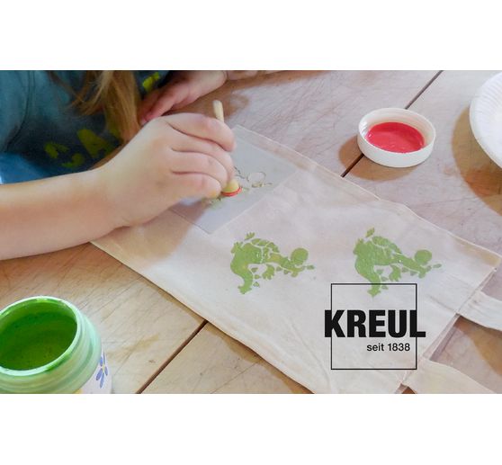 MUCKI fabric-Finger paint, Set of 4