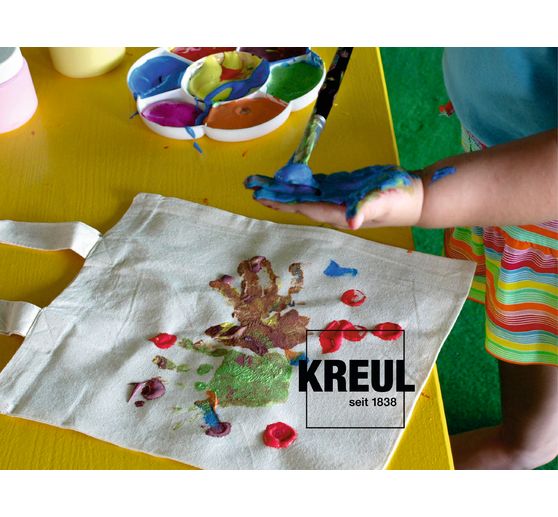 MUCKI fabric-Finger paint, Set of 4